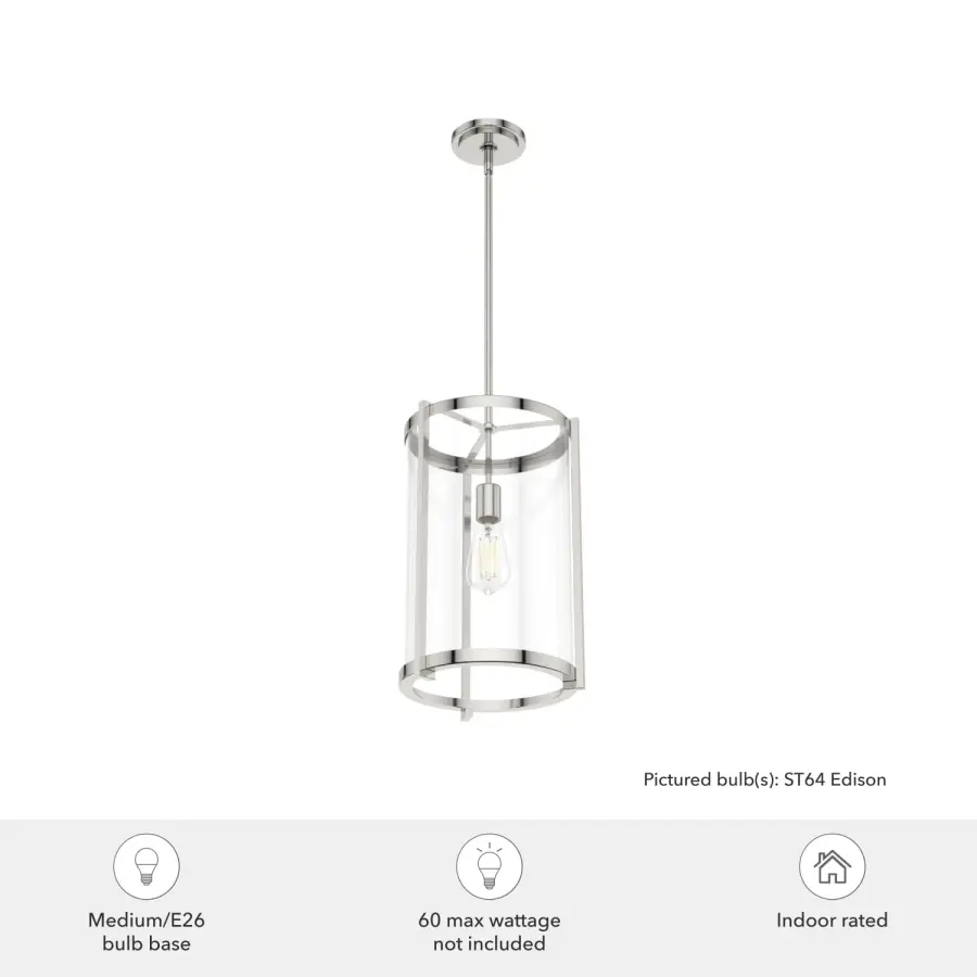 Astwood One Light Pendant in Matte Black - Image 12