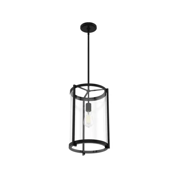 Astwood One Light Pendant in Matte Black - Image 26