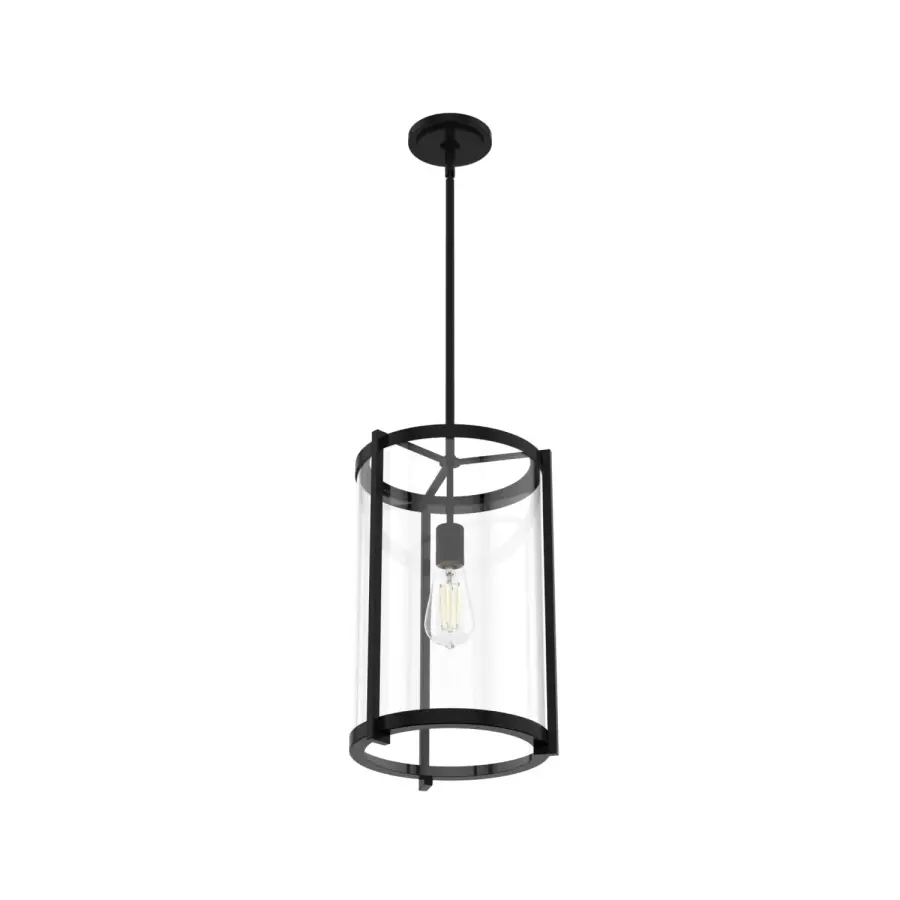 Astwood One Light Pendant in Matte Black - Image 26