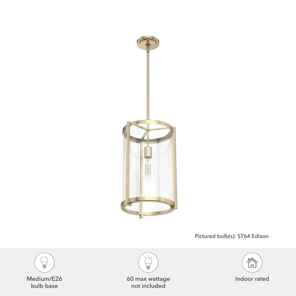 Astwood One Light Pendant in Matte Black - Image 10