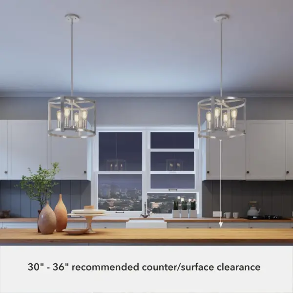 Astwood 4-Light Chandelier in Matte Black - Image 19