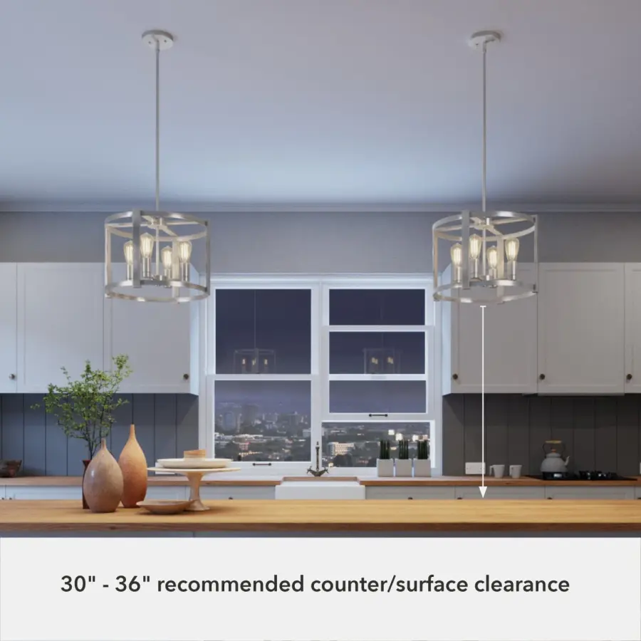 Astwood 4-Light Chandelier in Matte Black - Image 19