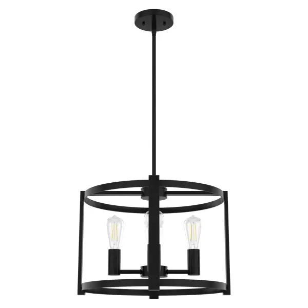 Astwood 4-Light Chandelier in Matte Black - Image 22