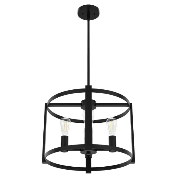 Astwood 4-Light Chandelier in Matte Black - Image 26