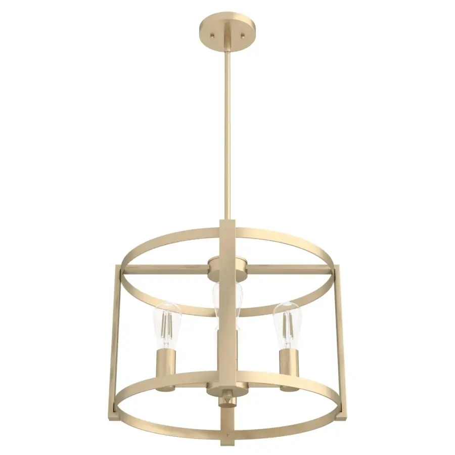Astwood 4-Light Chandelier in Matte Black - Image 29