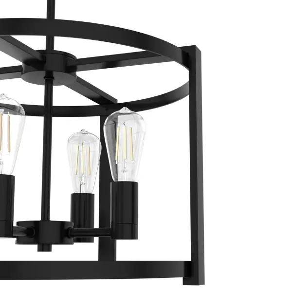 Astwood 4-Light Chandelier in Matte Black - Image 30