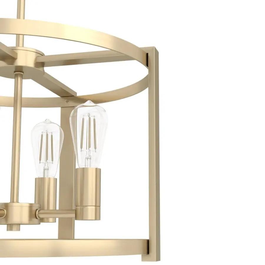 Astwood 4-Light Chandelier in Matte Black - Image 33