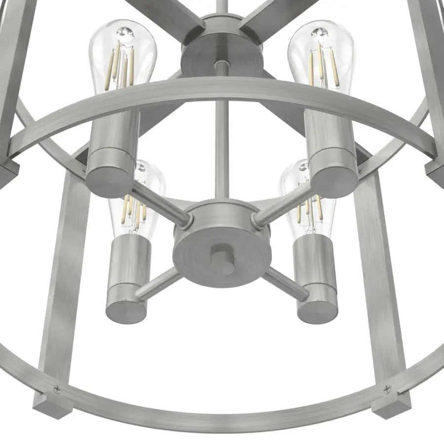 Astwood 4-Light Chandelier in Matte Black - Image 35