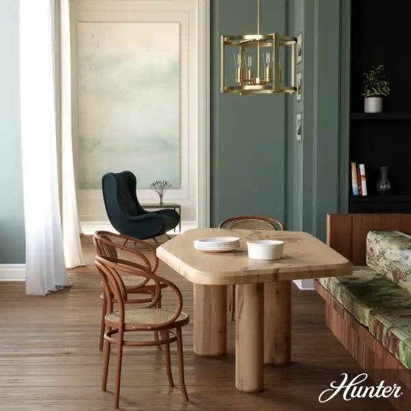 Astwood 4-Light Chandelier in Matte Black - Image 8