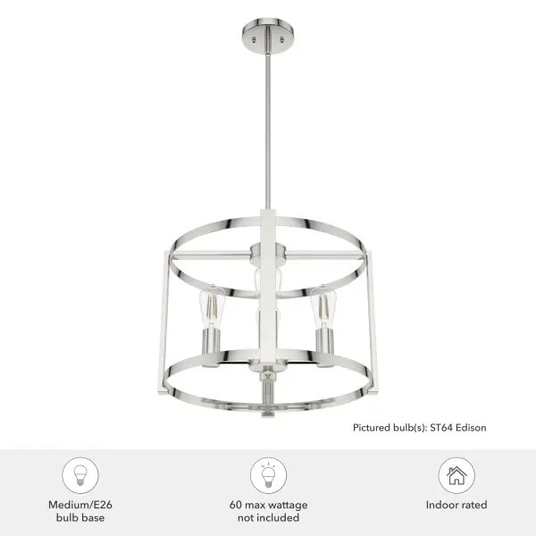 Astwood 4-Light Chandelier in Matte Black - Image 10