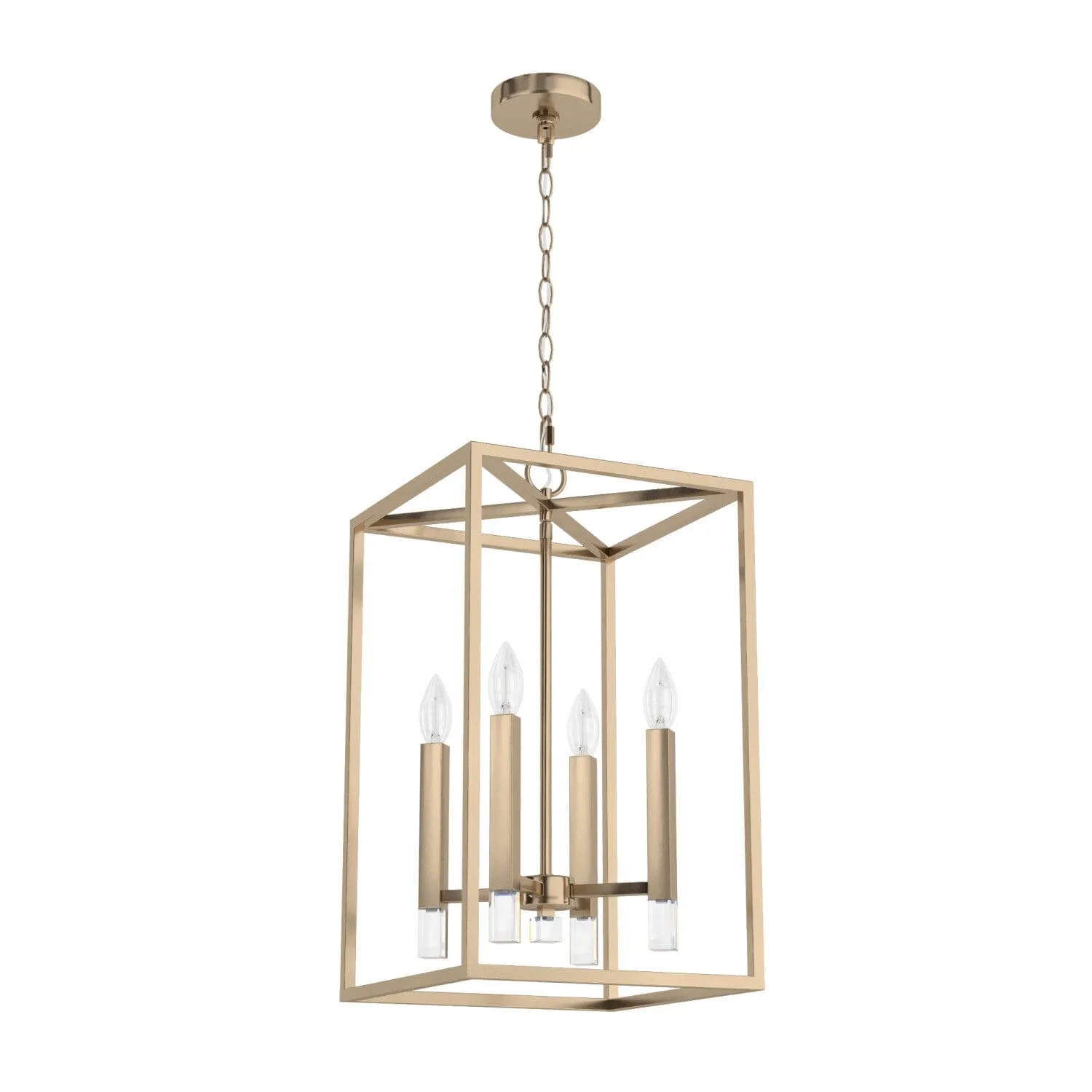 Sunjai Four Light Pendant in Alturas Gold
