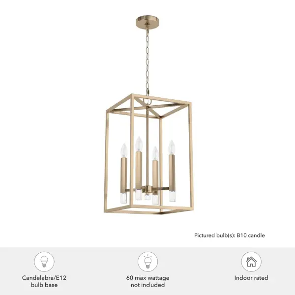 Sunjai Four Light Pendant in Alturas Gold - Image 3