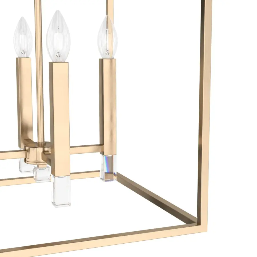 Sunjai Four Light Pendant in Alturas Gold - Image 7