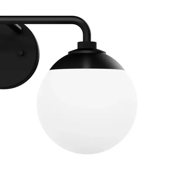 Hepburn Two Light Bathroom Vanity in Matte Black - Image 21