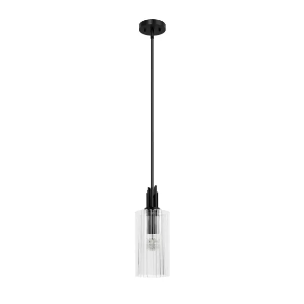 Gatz One Light Mini Pendant in Matte Black - Image 1