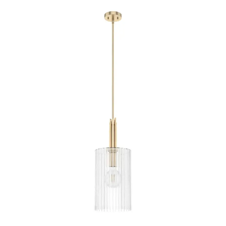 Gatz One Light Pendant in Matte Black - Image 1