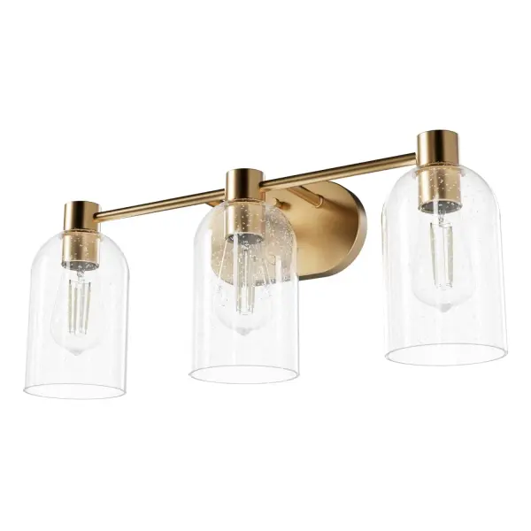 Lochemeade 3-Light Bathroom Vanity in Alturas Gold - Image 15