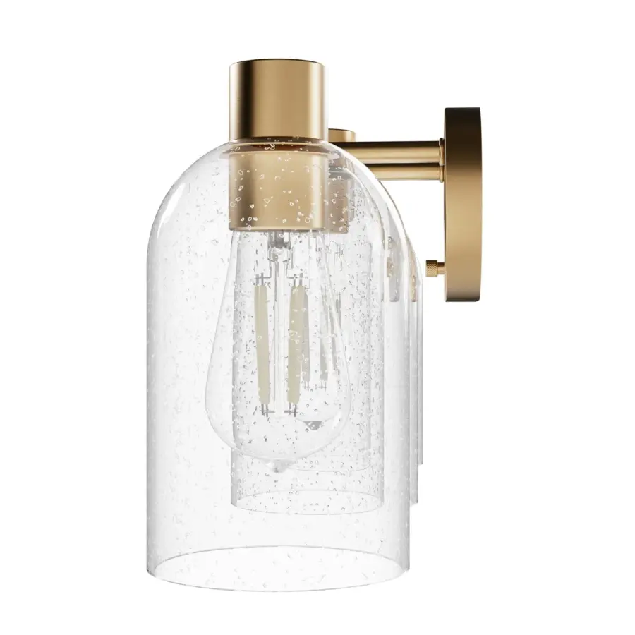 Lochemeade 3-Light Bathroom Vanity in Alturas Gold - Image 19