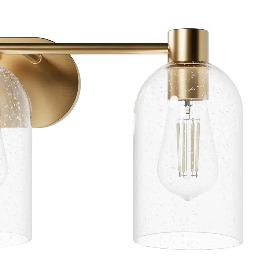 Lochemeade 3-Light Bathroom Vanity in Alturas Gold - Image 22