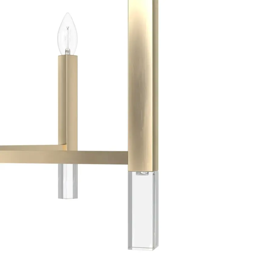 Sunjai Nine Light Chandelier in Matte Black - Image 23