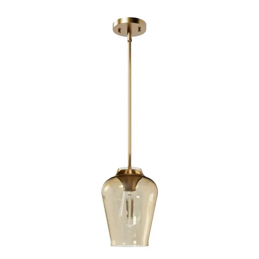 Vidria One Light Pendant in Alturas Gold - Image 18