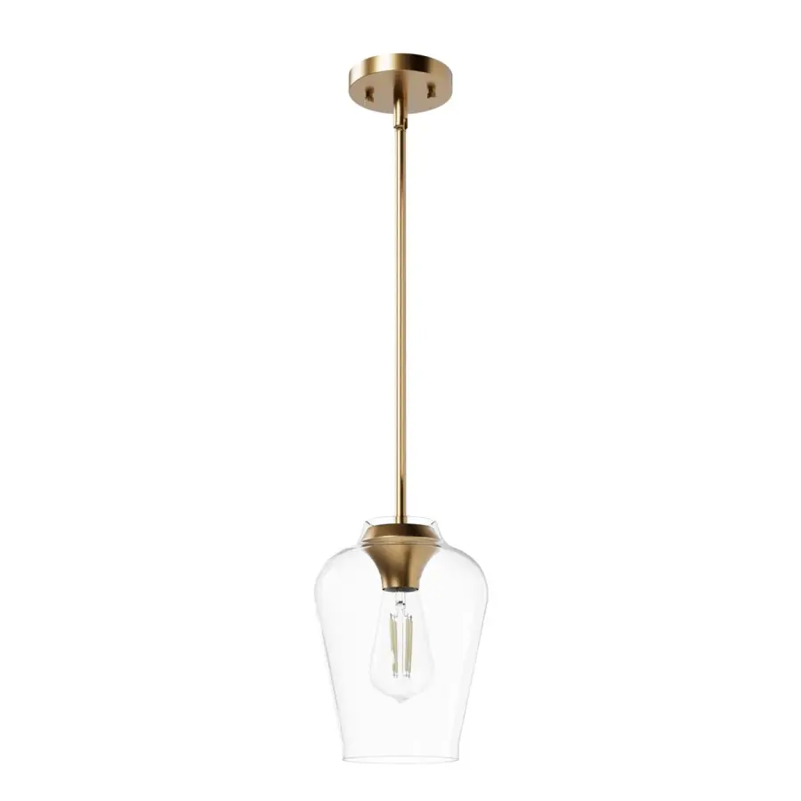 Vidria One Light Pendant in Alturas Gold - Image 19
