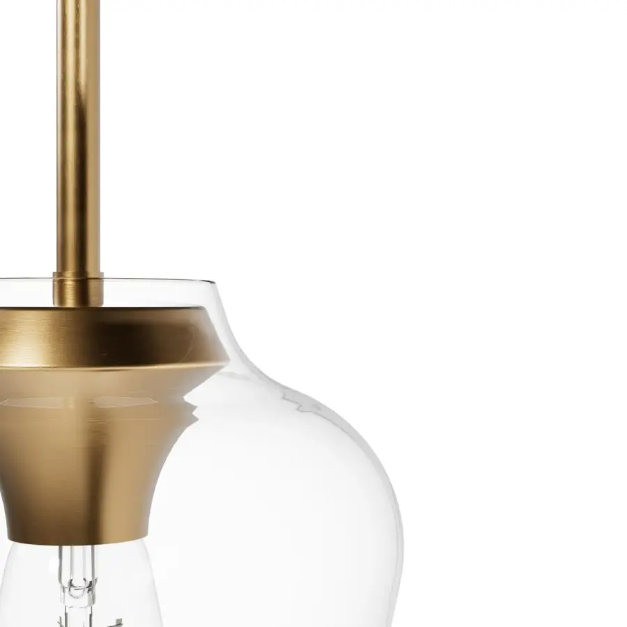 Vidria One Light Pendant in Alturas Gold - Image 22