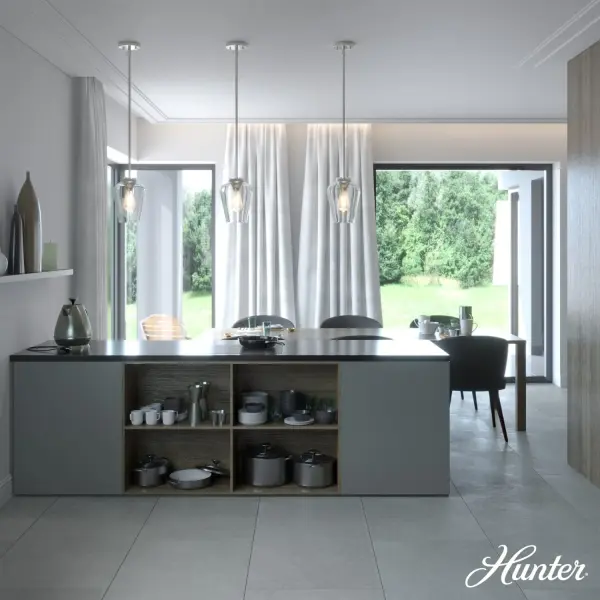 Vidria One Light Pendant in Alturas Gold - Image 4