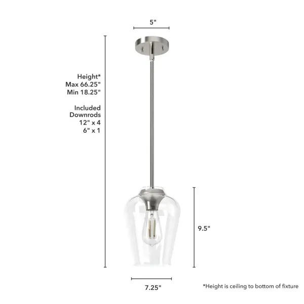 Vidria One Light Pendant in Alturas Gold - Image 10