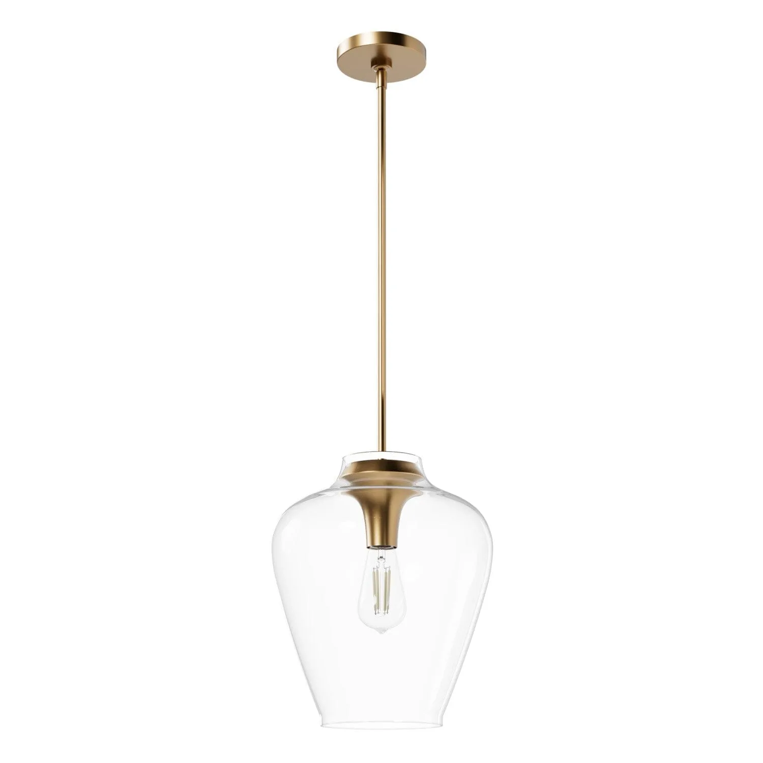 Vidria One Light Pendant in Alturas Gold