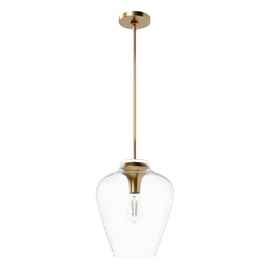 Vidria One Light Pendant in Alturas Gold - Image 1