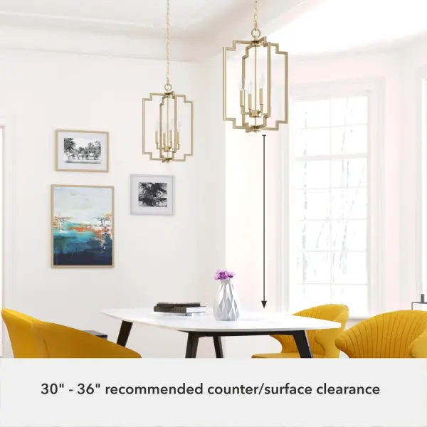 Zoanne Four Light Pendant in Matte Black - Image 13