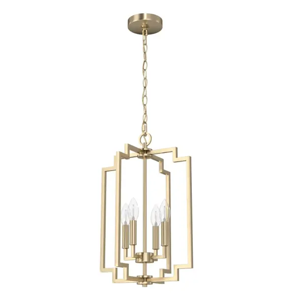 Zoanne Four Light Pendant in Matte Black - Image 17