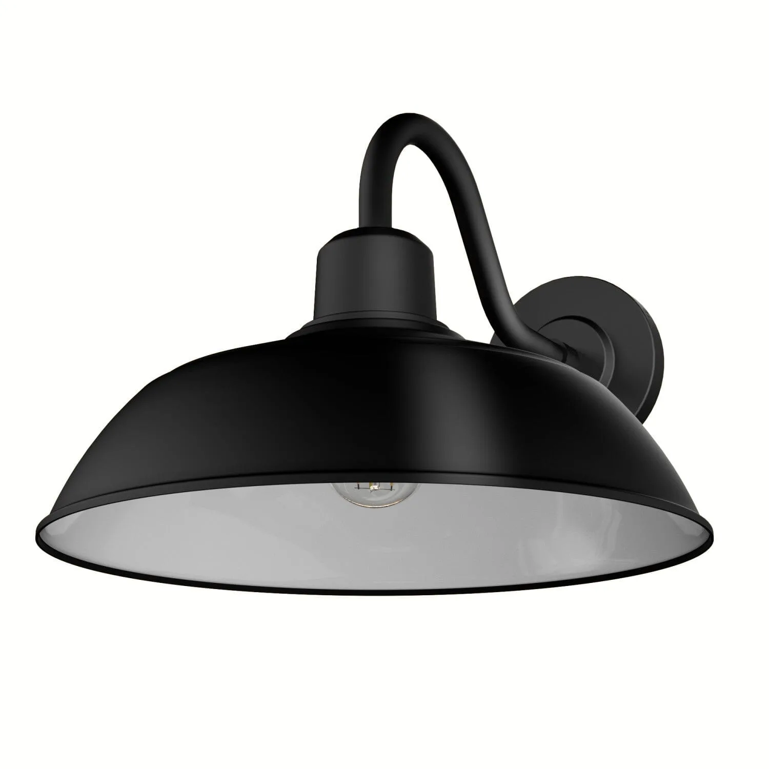 Mill Valley One Light Outdoor Wall Mount in Matte Black