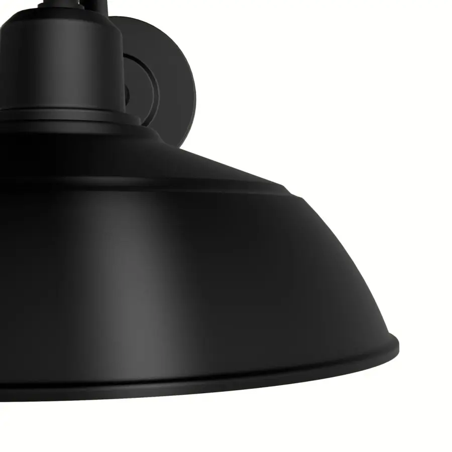 Mill Valley One Light Outdoor Wall Mount in Matte Black - Image 9
