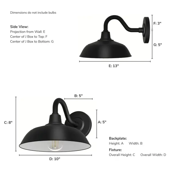Mill Valley One Light Outdoor Wall Mount in Matte Black - Image 4