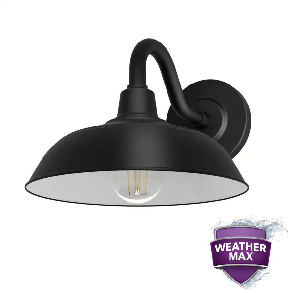 Mill Valley One Light Outdoor Wall Mount in Matte Black - Image 10