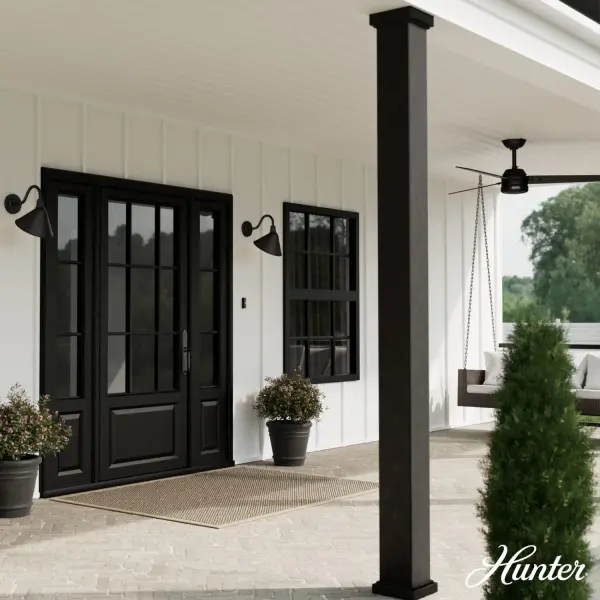 The Cassius outdoor wall light combines industrial style with weather-resistant construction. Its wet-rated design and WeatherMax engineering make it ideal for exposed outdoor areas while clean lines work equally well indoors. - alternate view