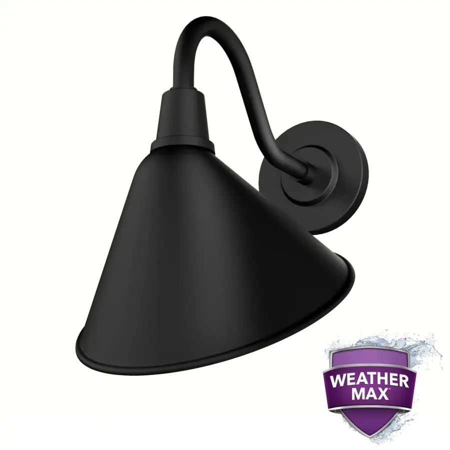 Cassius One Light Outdoor Wall Mount in Matte Black - Image 10