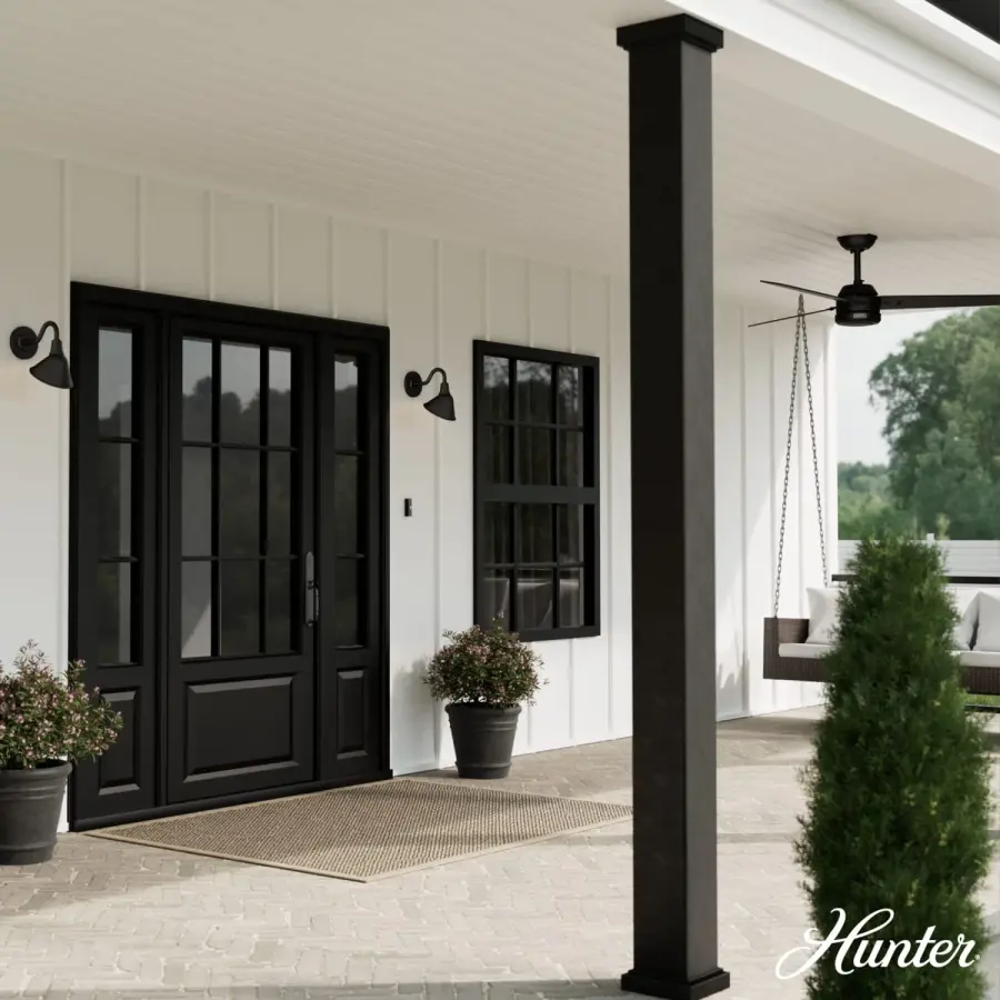 Cassius One Light Outdoor Wall Mount in Matte Black - Image 2