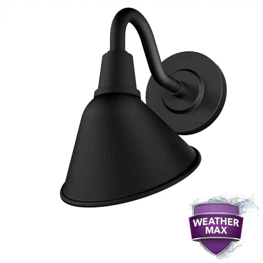Cassius One Light Outdoor Wall Mount in Matte Black - Image 10