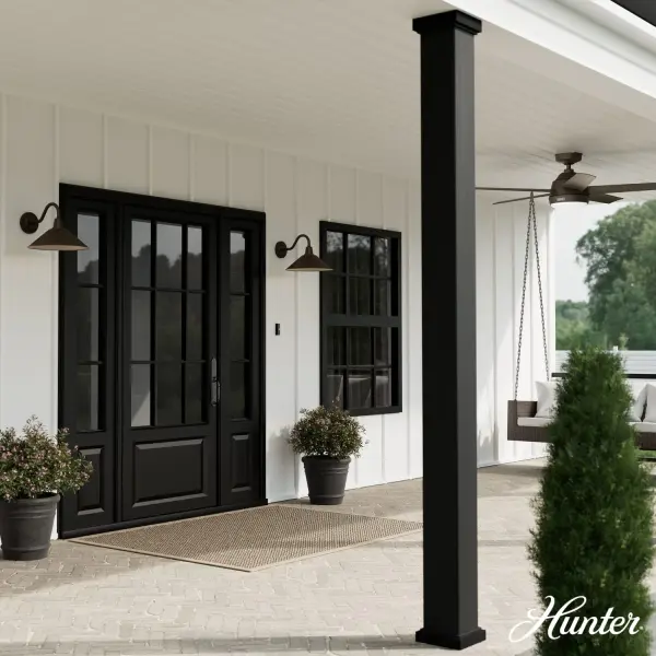 Skyflow One Light Outdoor Wall Mount in Matte Black - Image 3
