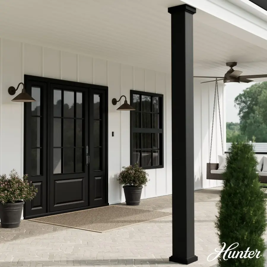 Skyflow One Light Outdoor Wall Mount in Matte Black - Image 3