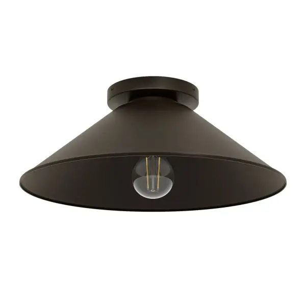 Tailored for those coastal vibes, the Skyflow 1 Light Medium Outdoor Flush Mount in Matte Black is the unsung hero of beachside barbecues and sunset soirees. With its casual modern flair, Skyflow doesn't just fit into your outdoor decor – it elevates it. When the sun sets and the evening ambiance takes over, this fixture casts the perfect glow, adding a touch of sophistication to your space. Constructed with an aluminum body and stainless steel hardware, it's designed to prevent corrosion and extend its lifespan, making it ideal for areas exposed to rain and salt air. Pair with our WeatherMax® Skyflow ceiling fan and every day will feel like a coastal getaway, no matter where you are! Built with aluminum and stainless steel to prevent corrosion. Pairs perfectly with our outdoor fans for a cohesive look. Rated for indoor or outdoor use. Requires 1 E26 Bulbs. Bulbs not included. CORROSION RESISTANT: Constructed with aluminum body and stainless steel hardware to prevent corrosion and extend the lifespan. SEAMLESS COORDINATION: Pairs perfectly with our outdoor fan collections for a cohesive look. COORDINATING COLLECTION: Works with Skyflow ceiling fan collection BULB RECOMMENDATION: Maximum 60 W per light bulb or equivalent LED bulb. Bulbs not included. WARRANTY: One-year limited warranty backed by the trusted experts at Hunter. - alternate view