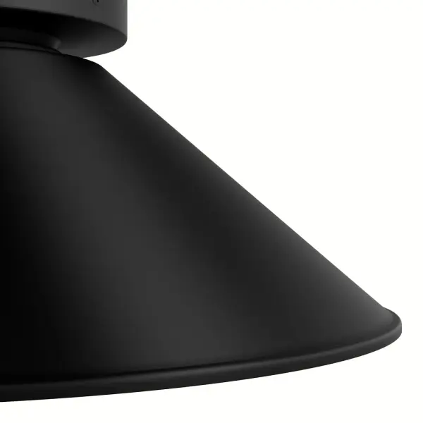 Skyflow One Light Outdoor Flush Mount in Matte Black - Image 14