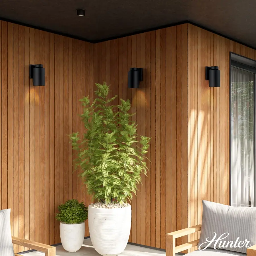 Kennicott LED Outdoor Wall Mount in Matte Black - Image 2