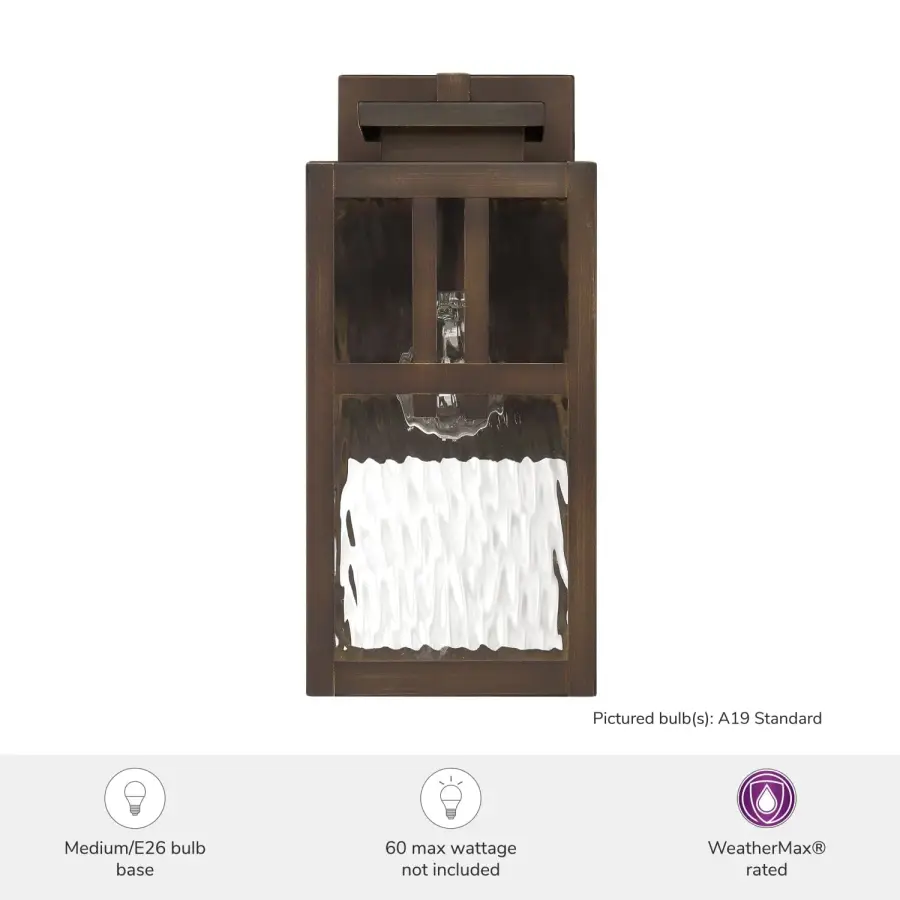 Aspenbrook Outdoor Wall Light in Matte Bronze - Image 6