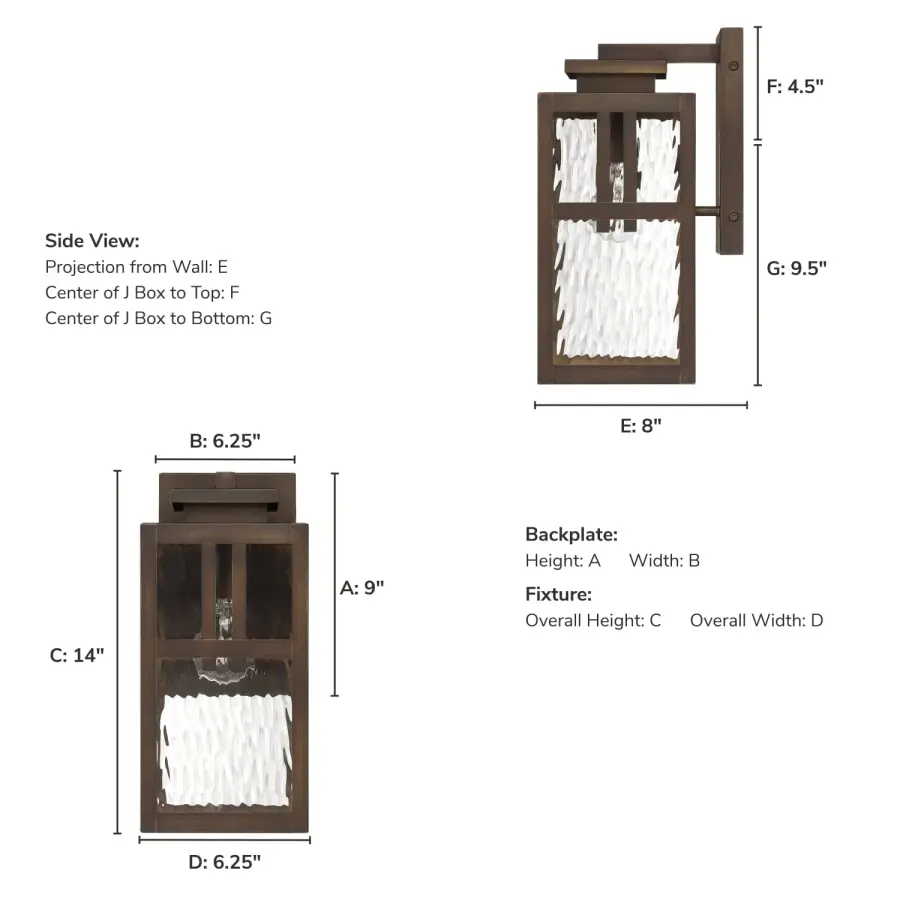 Aspenbrook Outdoor Wall Light in Matte Bronze - Image 8