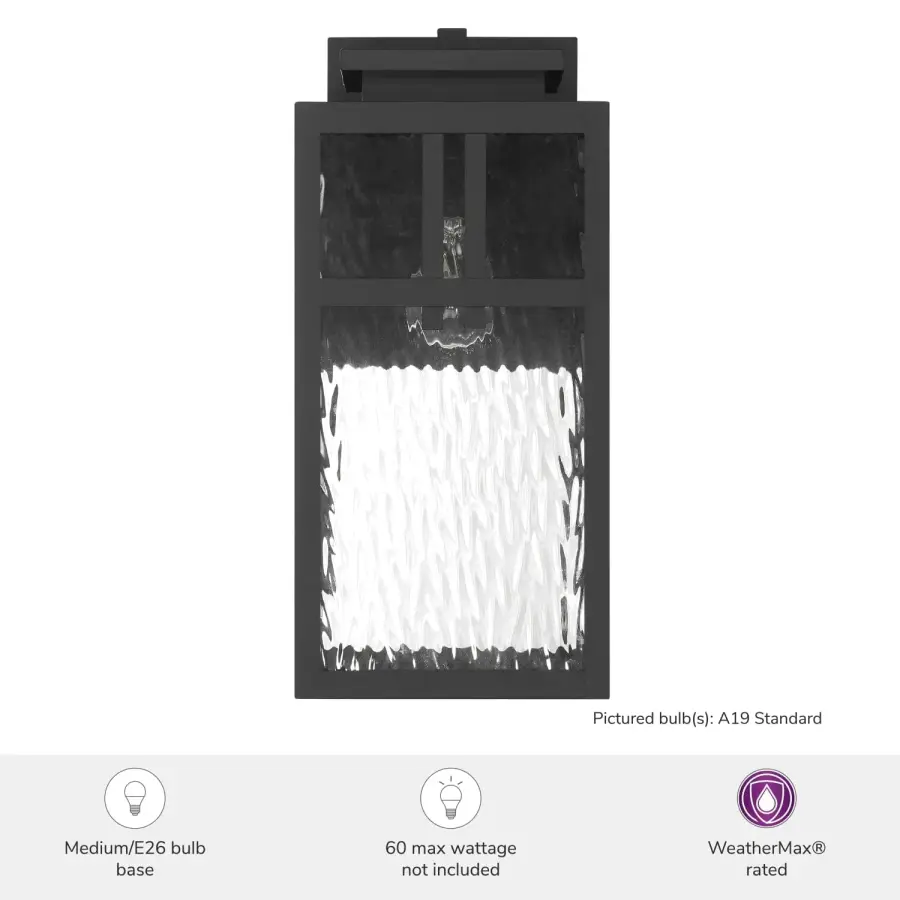 Aspenbrook Outdoor Wall Light in Matte Black - Image 6