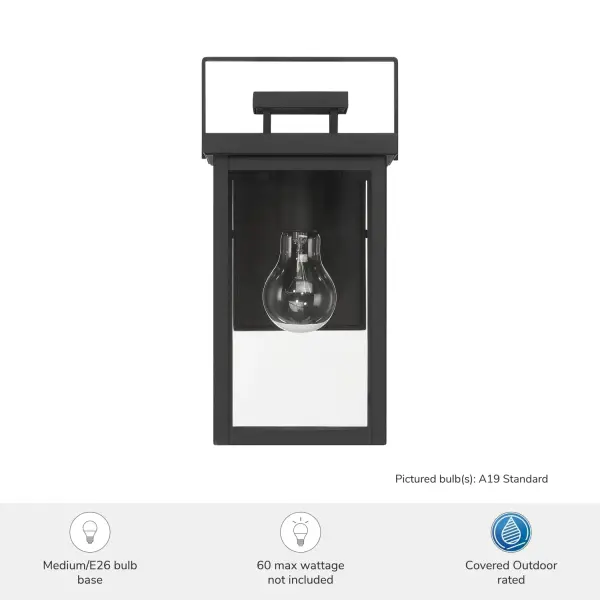 Timbergrove One Light Outdoor Wall Mount in Matte Black - Image 3